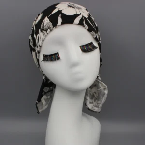 Quimio Bandanas para mujer y niña, gorro Skullies, turbante de diseño clásico, envoltura para la cabeza para la caída del cabello, sombreros para mujer, HAT234