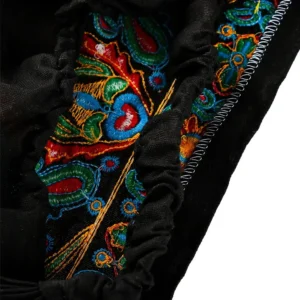 Turbante étnico de estilo mejicano para mujer, Bandanas de flores bordadas a la moda, gorro Vintage transpirable para cubrir el cabello