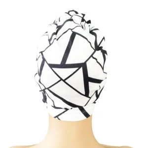 Nuevo gorro de cabeza anudado prefabricado a la moda para mujer, tocado de fiesta de lujo, turbante cruzado de flores 3D para mujer