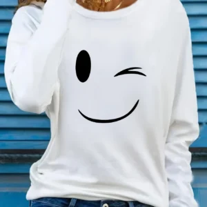 Camiseta 100 de algodón para mujer, camiseta ajustada de manga larga para mujer, camisetas blancas finas, camisetas para mujer